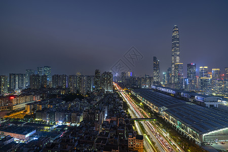 夜景深圳平安大厦图片