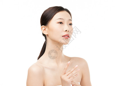 女性护肤美容形象背景图片