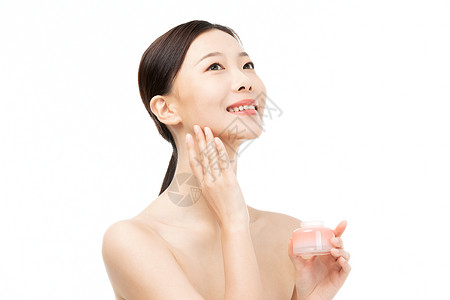 女性美容护肤亚洲人高清图片素材