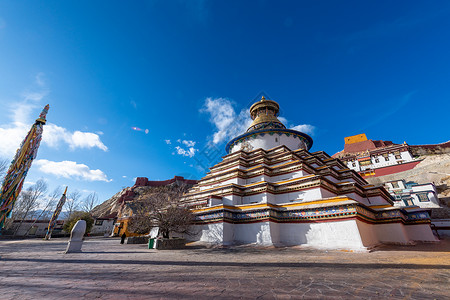 西藏自治区日喀则市白居寺旅游高清图片素材