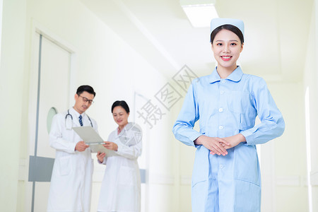 医生检验形象照护士形象照背景