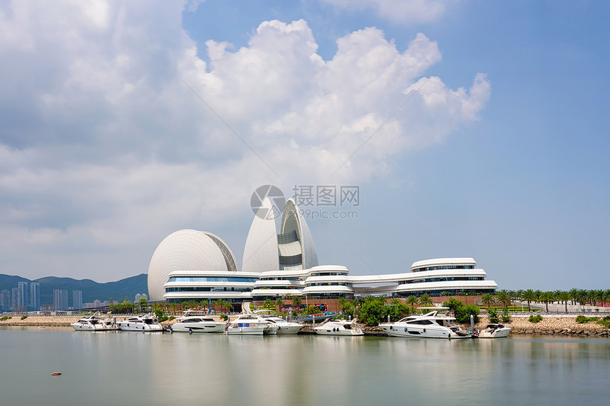 珠海地标日月贝大剧院图片