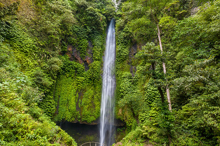 印尼巴厘岛PangKung Dapi瀑布高清图片