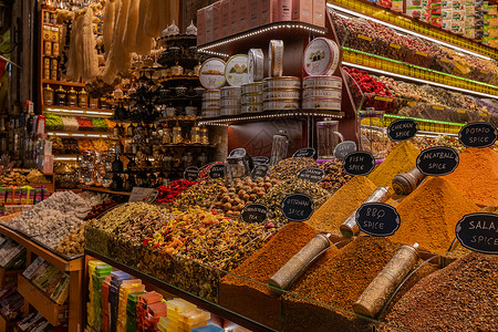 土耳其伊斯坦布尔香料市场图片