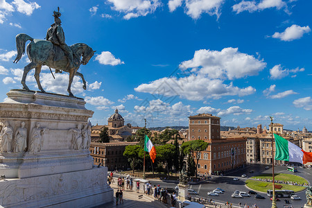 意大利首都罗马威尼斯广场高清图片