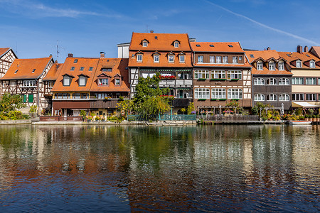 莱茵河畔德国旅游城市纽伦堡风光高清图片
