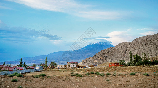 土耳其圣山亚拉拉特山高清图片