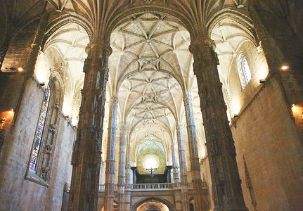 里斯本热罗尼莫斯修道院石柱拱顶图片