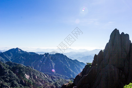 黄山自然风光自然背景高清图片素材