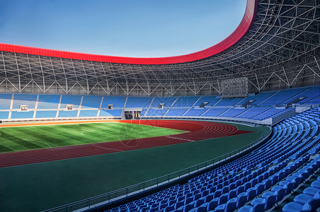 体育建筑盐城市体育馆背景