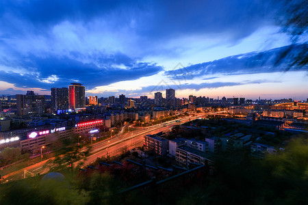 乌鲁木齐风光新疆乌鲁木齐市红山公园俯视图背景