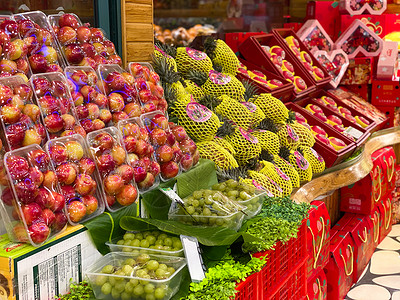 超市水果背景图片