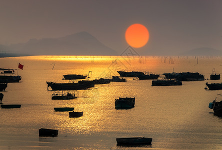 连岛海滨浴场江苏省连云港连岛港口风光背景