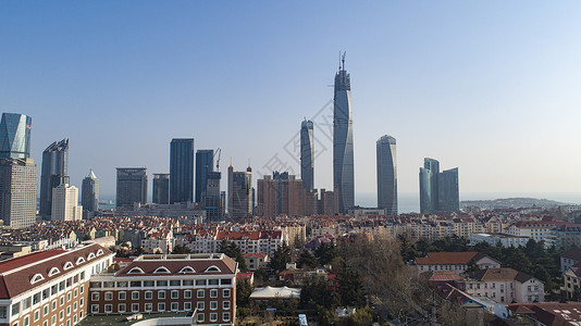 城市高楼林立的建筑背景图片