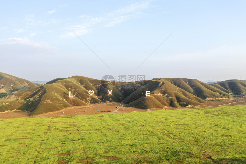 兰州城关区爱情山图片