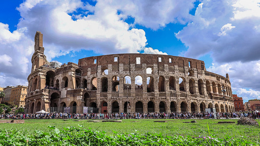 罗马斗兽场建筑高清图片素材