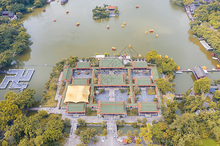 广东珠海圆明新园昆明湖上四合院图片