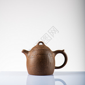 背景素材高级“段泥清泉”茶壶素材背景