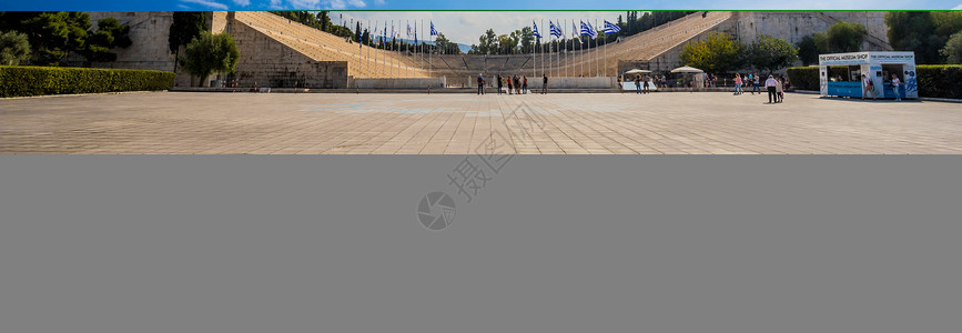 希腊雅典古奥林匹克体育场高清图片