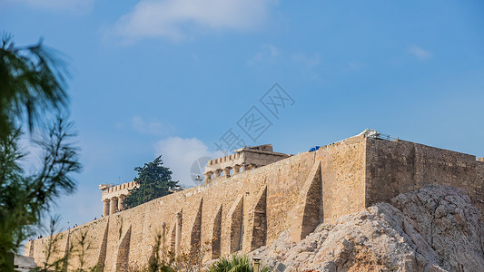 希腊雅典卫城高清图片