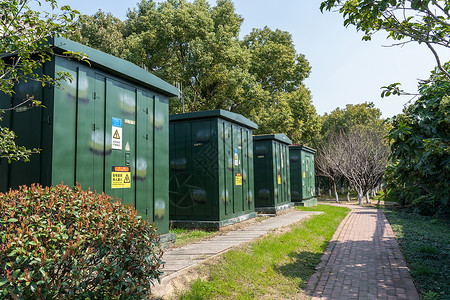 电流互感器城市供电设备背景