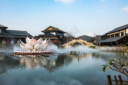 无锡拈花湾背景