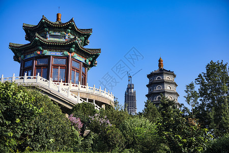 青岛湛山寺药师塔背景