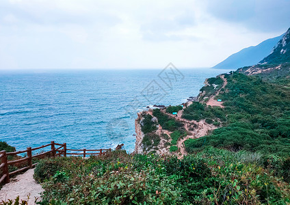 海边美人鱼深圳杨梅坑风光背景