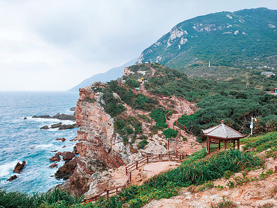 海边美人鱼深圳杨梅坑风光背景