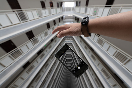 楼宇现代建筑手机摄影高清图片