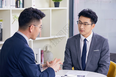 求职面试交谈人物高清图片素材