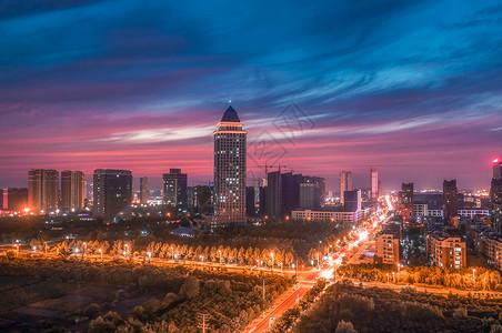 盐城城市夜景风光建筑高清图片素材