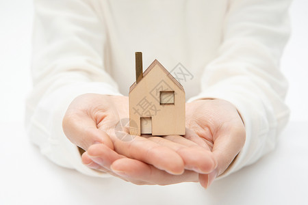 房屋特写房产房屋财产保险背景