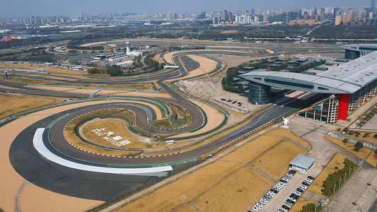 上海赛车场赛道高清图片