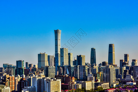 北京朝阳区城市建筑大厦高清图片素材