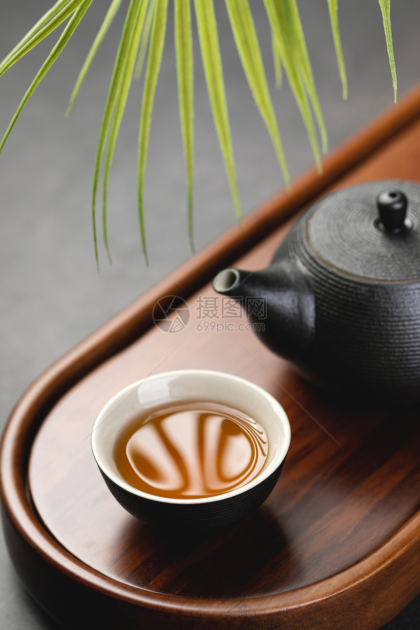 中式茶茶杯茶壶图片