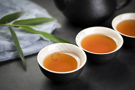 中国风茶展架中式茶背景