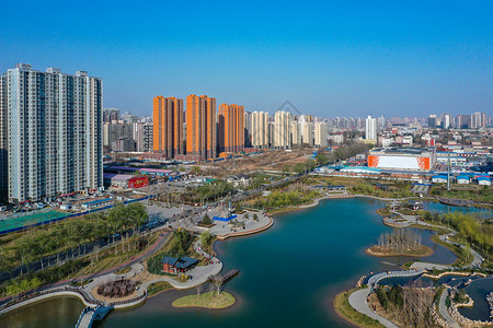 社区配套石家庄城市春天楼盘背景