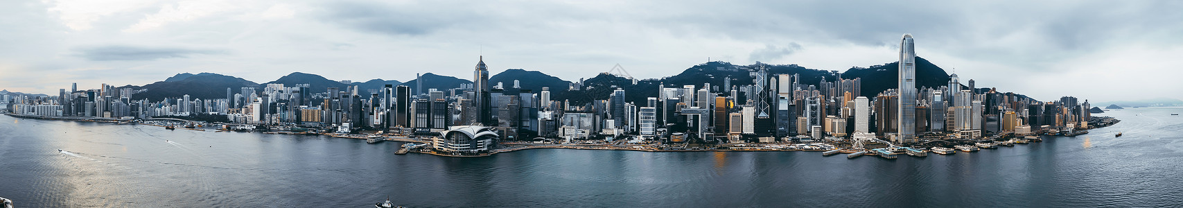 香港岛全景3维建筑高清图片