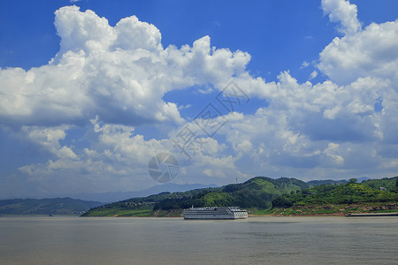 湖北省宜昌白帝城巫山小三峡高清图片