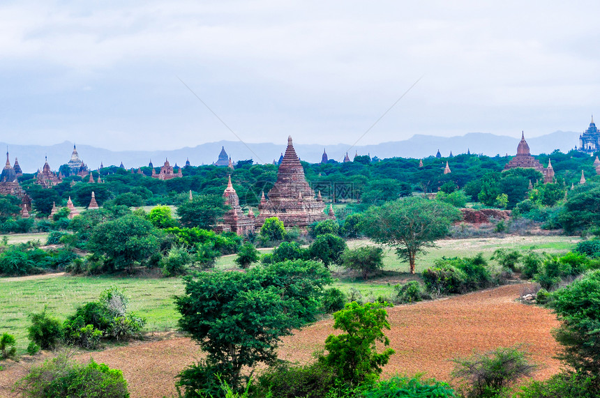 缅甸蒲甘寺庙景观图片