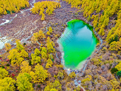 牛场卡通素材四川稻城亚丁自然风光背景