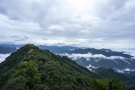 秦岭云海旅行高清图片素材