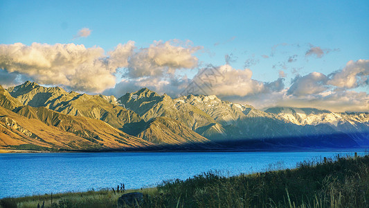 普卡基湖日出新西兰南岛自驾游山川湖泊图片
