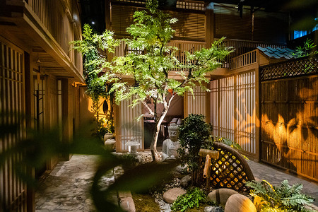 主题花园日式庭院主题风格背景