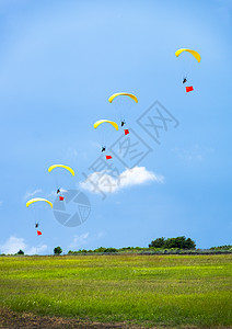 极限运动滑翔伞图片