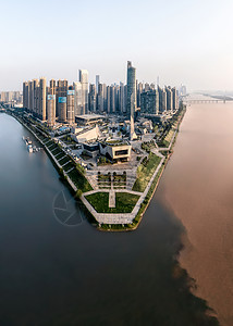 买一送三长沙浏阳河与湘江交叉口梅雨季节航拍图背景