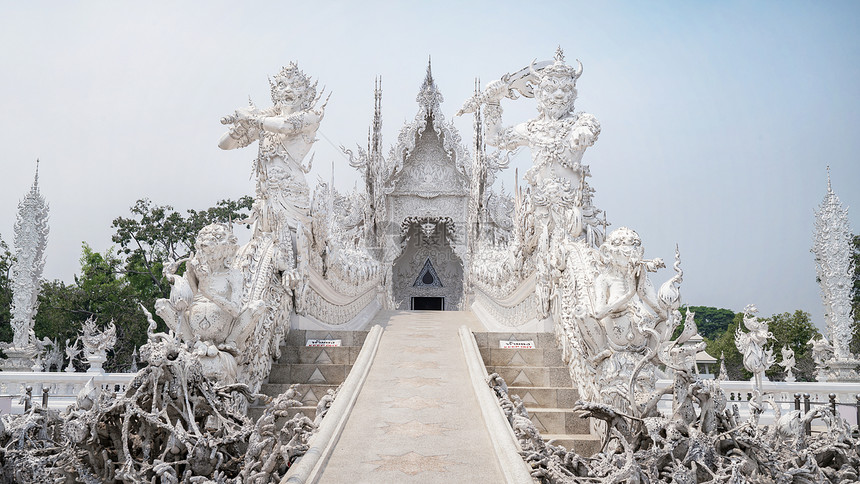 泰国清莱白庙地标佛寺图片