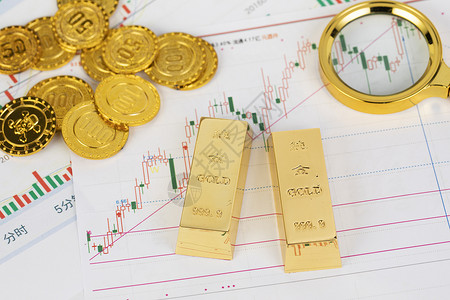 黄金股市金融股票投资理财财务高清图片素材