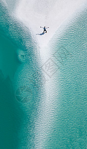 青海海西网红景区翡翠湖旅游打卡湖泊高清图片素材